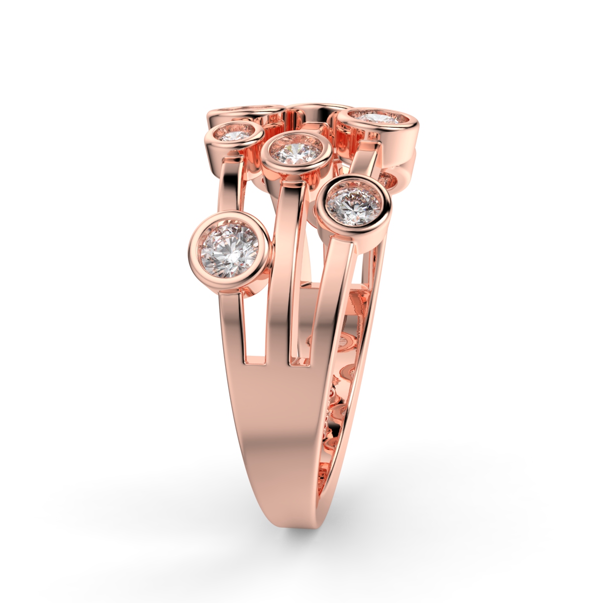 Big Bubble Diamond Ring