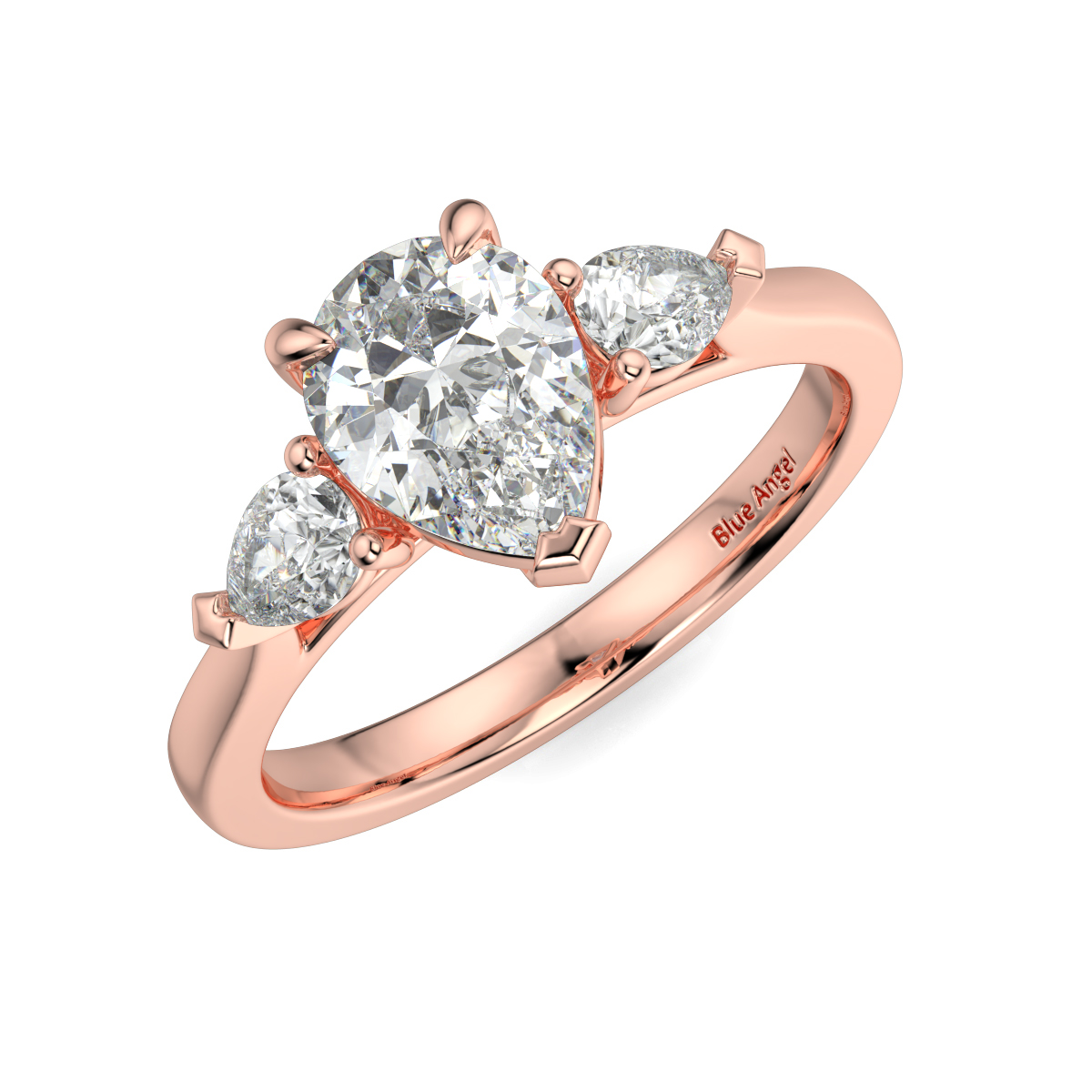 Pear Trilogy Ring