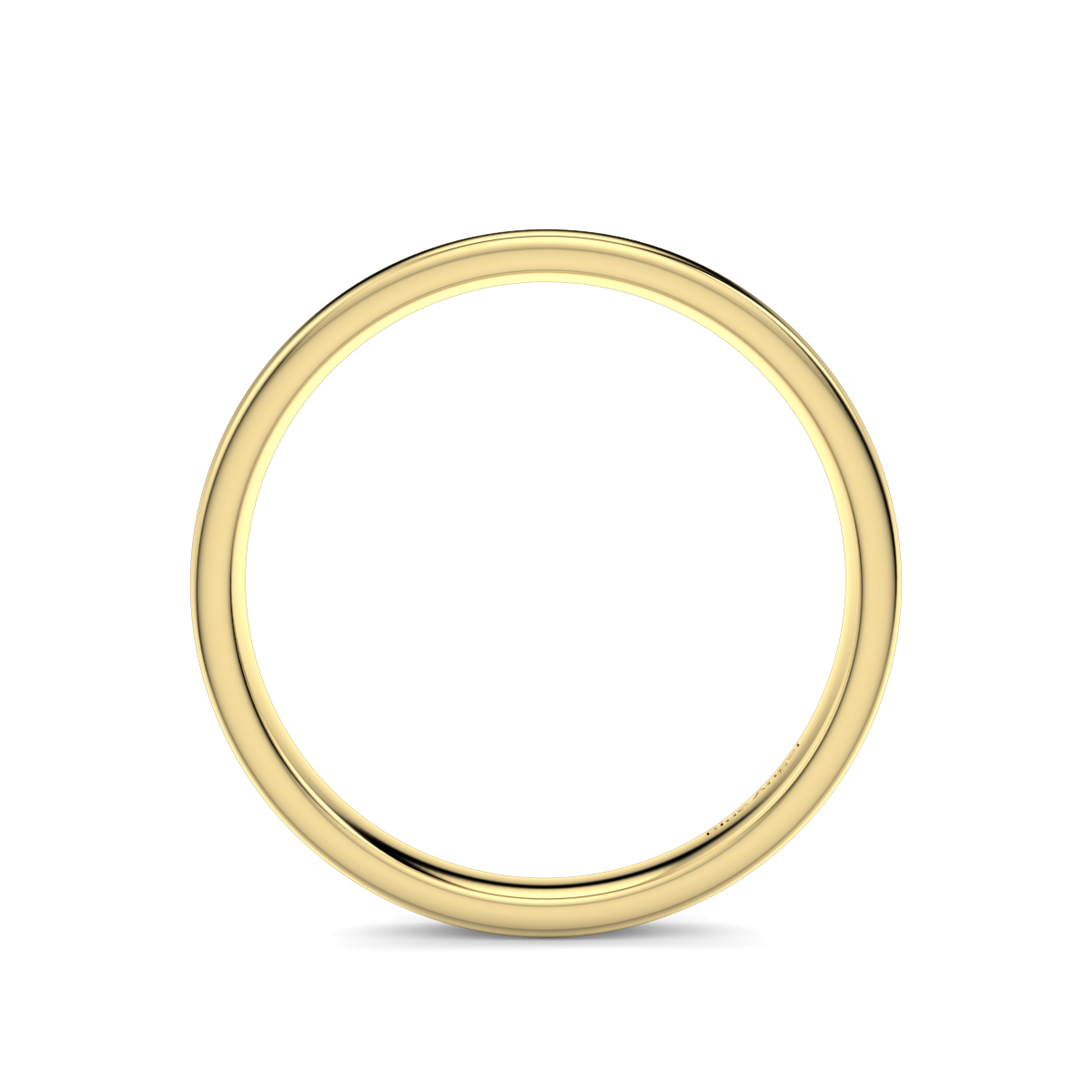 Round Channel Set Half Eternity Band